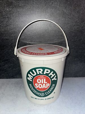 #ad Murphy Oil Soap Pure Vegetable Wood Cleaner Vintage Bucket 5 Lb $300.00
