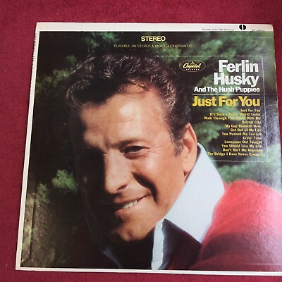 #ad #ad FERLIN HUSKY JUST FOR YOU LP CAPITOL RECORDS ST 2870 VG $8.99