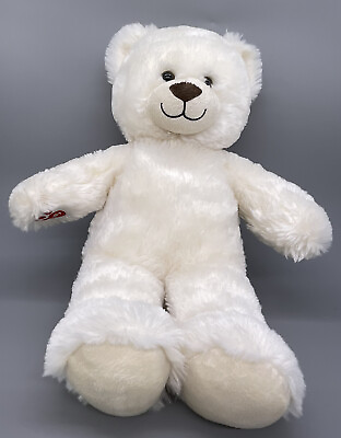 #ad Build a Bear Lil Almond Cub Off White Stuffed Animal Teddy Bear Plush 2014 16quot; $11.25