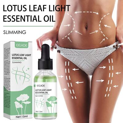 Leaf Slimming Essential Oil Weight Loss Fat Burning Thin Body Massage Oil New $2.97