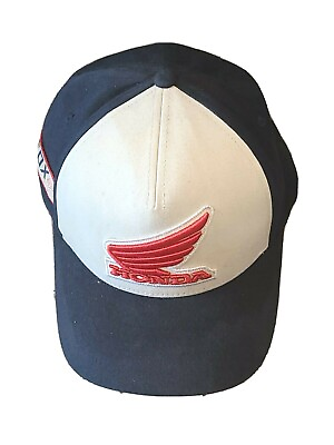 #ad Factory Effex Licensed Honda Wing Flex Fit Hat Black Size S M $19.99