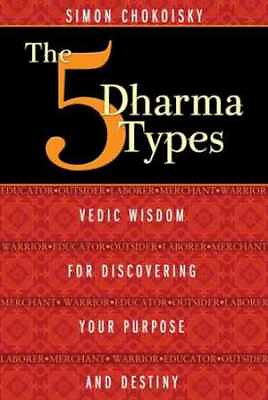 #ad #ad The Five Dharma Types: Vedic Paperback by Chokoisky Simon Acceptable n $9.57