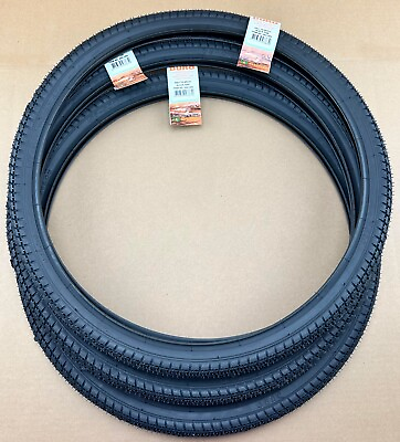 #ad 3 DURO TRIKE SOLID BLACK 24 X 1.75 TWIN MARCH SEMI SLICK TIRES FOR TRICYCLES. $85.79