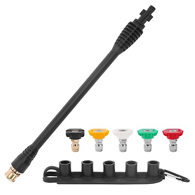 Pressure Washer Wand Replacement with 5 Spray Nozzles and 1 Tips Holder Comp... #ad $36.09