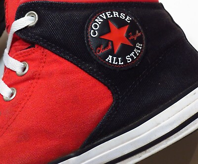 #ad Converse Chuck Taylor High Street Men#x27;s Size 11 Mid #169110F Red Black Shoes $35.00