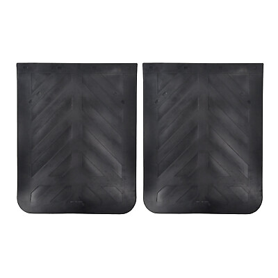 #ad Pair 24quot; x 30quot; Mud Flaps Heavy Duty Rubber For Semi Truck Trailer Black $38.59