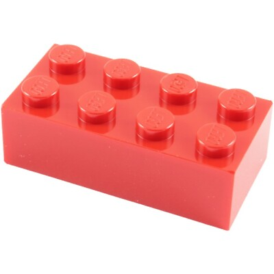 #ad Lego Part Red Brick 2 x 4 Qty 3 72841 $5.95
