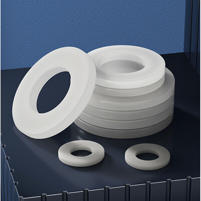 Flat Washers White Nylon Plastic Washer M2M3 M4M5M6M8M10M12M14 M16 18 M20 #ad $128.34
