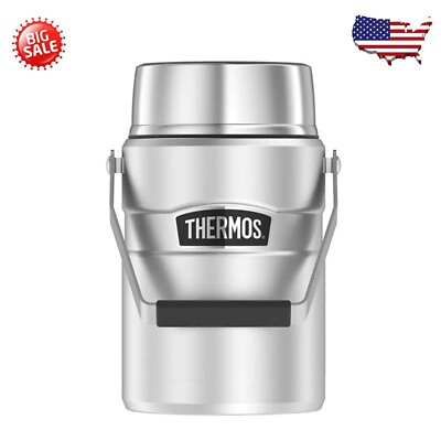 #ad Thermos Stainless King Food Jar Matte Steel 47 Ounce $44.69