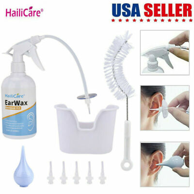 #ad 500 Ml Ear Wash Earwax Removal Tool Kit Ear Irrigation Washer Bottle System USA $18.18