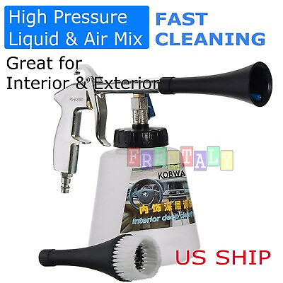 #ad Car Cleaning Gun High Pressure Air Pulse Surface Interior Exterior Cleaner Tool $23.95