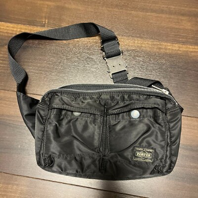 #ad Yoshida Bag Porter Tanker Shoulder bag Waist bag Black From Japan Used $79.99