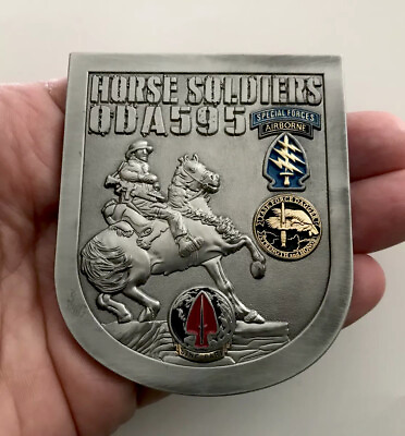 12 Strong US Army Special Forces Horse Soldiers Task Force Dagger Challenge Coin $175.00
