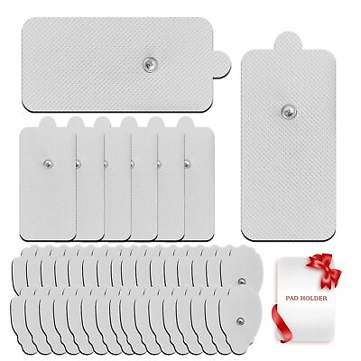 #ad #ad TENS Unit Replacement Pads 40 Pcs Premium Quality Snap Replacement Electrode... $29.86