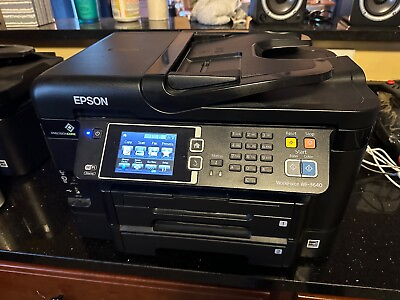 #ad Epson WF 3640 Series Workforce All in One Printer Copier Duplex Fax Scanner $175.00