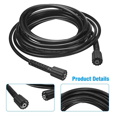 #ad #ad Pressure Washer Hose 3200 PSI 70CM 23FT High Power Cleaner Extension Pipe M22 $15.99