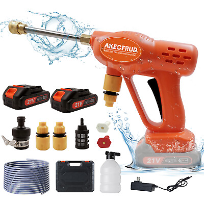 #ad Portable Cordless Electric High Pressure Water Spray Gun Car Washer Cleaner Tool $25.28