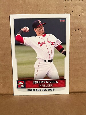 #ad Jeremy Rivera 2021 Portland Sea Dogs Team Card Red Sox $0.99