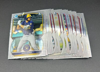 #ad 2023 Bowman Chrome Prospects #BCP1 250 You Pick Complete your Set $4.99