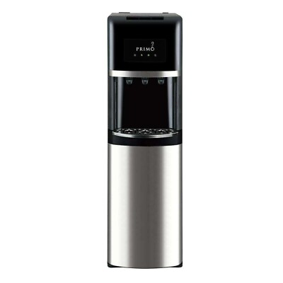 #ad Primo Water Dispenser Stainless Steel Black Bottom Load Energy Star Hot and Cold $251.91