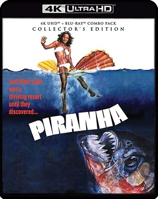 #ad #ad Piranha Collector#x27;s Edition New 4K UHD Blu ray With Blu Ray 4K Mastering $28.65