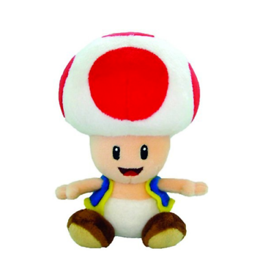 #ad Super Mario Bros Brothers Red Toad Koopa Bowser 6.5 inches Plush stuffed Toy $11.48