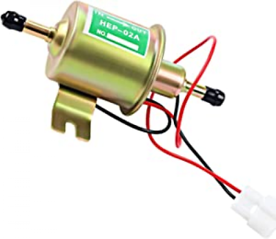 #ad Inline Fuel Pump 12v Electric Transfer Low Pressure Gas Diesel Fuel Pump HEP 02A $6.99