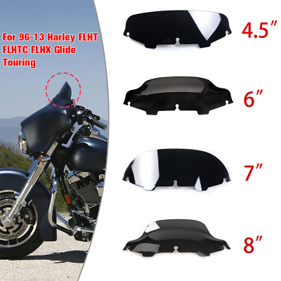 4.5quot; 6quot; 7quot; 8quot; Windshield For Harley Touring Electra Street Tri Glide 1996 2013 #ad $20.99