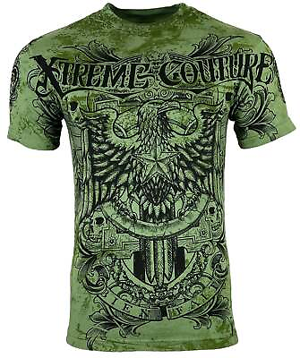 Xtreme Couture By Affliction Men#x27;s T Shirt PATRON Biker Eagle tattoo S 5XL $23.99