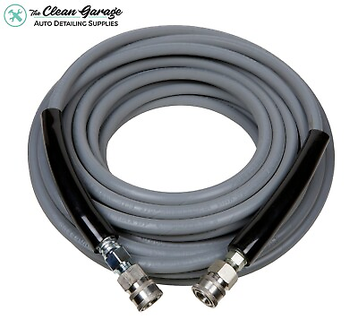 #ad 50#x27; MTM Kobrajet 3 8quot; Gray Pressure Washer Hose With Quick Connects 50 Foot $119.95