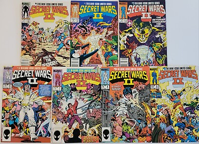 Secret Wars II Lot 7 #1 3 6 7 All High to Mid Grade 1st App Beyonder 1985 $39.99