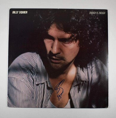 Billy Squier Enough is Enough Autographed Signed Record Album LP Vinyl JSA COA #ad #ad $350.00