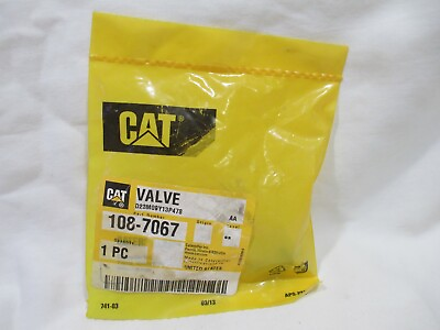 #ad New Genuine Cat Caterpillar Valve 108 7067 $24.99