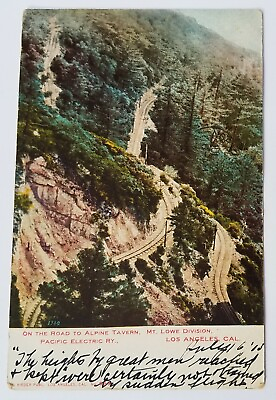#ad #ad 1905 Mt Lowe Railway Pacific Electric Railway Alpine Tavern Los Angeles CA $2.00