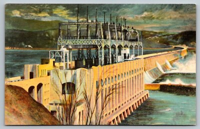 #ad Conowingo Hydro Electric Plant Philadelphia Pennsylvania Postcard $4.68