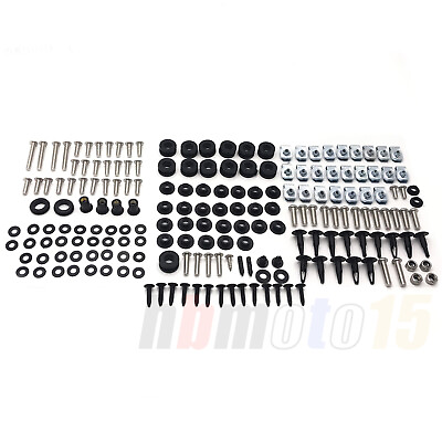 #ad Fairing Bolts Kit Complete Stainless Washers For Yamaha YZF R6 2003 2004 2005 $129.68