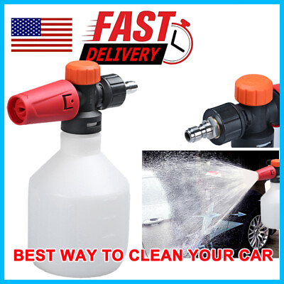 #ad Snow Foam Lance Cannon Soap Bottle Sprayer For Pressure Washer Gun Jet Car Wash# $13.99