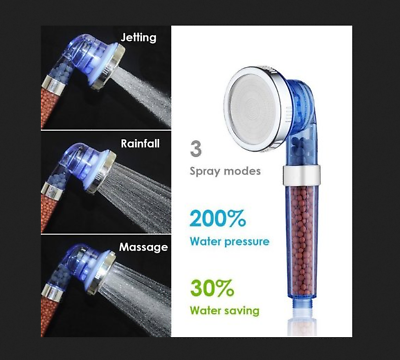 #ad Ionic Showerhead Aplen Apline Force Pressure Ion Balls 3 Spray Aplenforce Style $29.99
