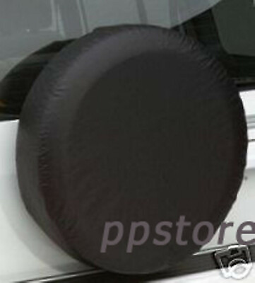 #ad 15quot; Pure Black Spare Tire Wheel Cover For JEEP RV Truck SUV CAMPER tire cover $11.91