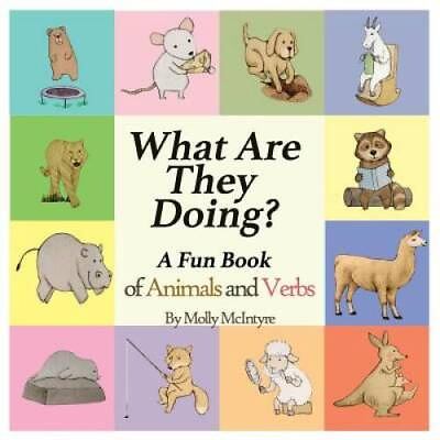 #ad What Are They Doing?: A fun early learning book that combines animals wit GOOD $4.95