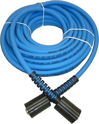 #ad UBERFLEX™ Kink Resistant Pressure Washer Hose 1 4quot; x 50#x27; 3100 PSI with 2 22MM $48.00