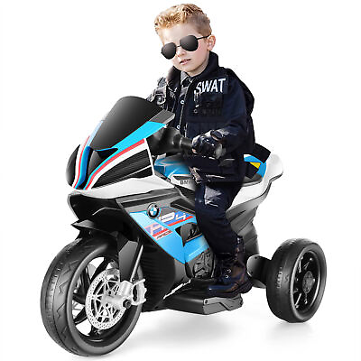 #ad #ad 12V Battery Licensed BMW Multi Terrain Kids Motorcycle Ride on Toy for Toddler $82.99