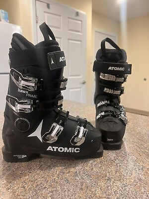 #ad Pre Owned: Women’s Atomic Black Hawk Ski Boots Black 24.0 24.5 Slightly Used $200.00