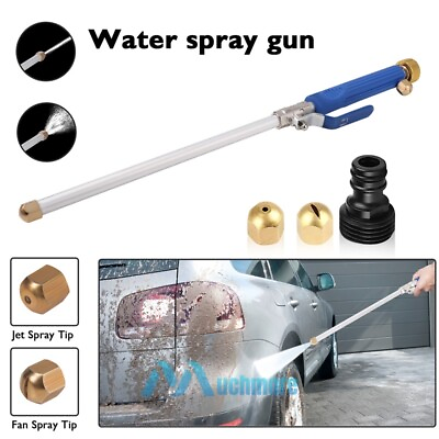 #ad High Pressure Power Washer Wand 2 Nozzles Portable Water Gun Car Window Cleaning $14.71