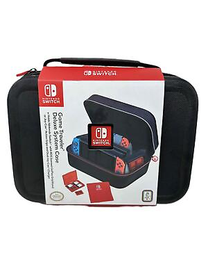 #ad Nintendo Switch Deluxe Game Case Traveler System Storage NEW Controller Games $30.69
