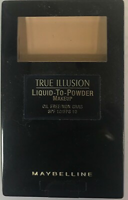Maybelline True Illusion Liquid to Powder Oil Free Makeup 0.35 oz Nude #ad $12.00