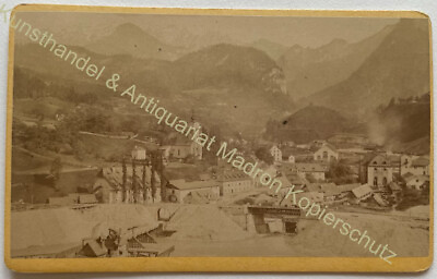 orig. Foto Fotografie um 1865 Hieflau Landl Eisenerz Leoben Steiermark Industrie #ad EUR 50.00