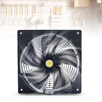 #ad Commercial Metal Ventilation Extractor External Rotor Fan Black 2600r min 190pa $56.70