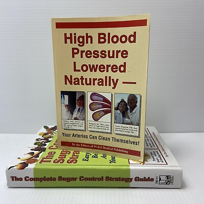 #ad FCamp;A Medical Publishing Bundle 2 High Blood Pressure The Complete Sugar Control $7.01