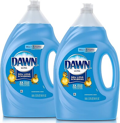 #ad Dawn Dish Soap Ultra Dishwashing Liquid Dish SoapOriginal Scent 56 Fl Oz 2 Pck $25.99
